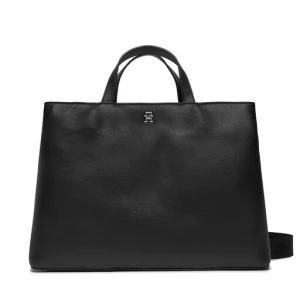 Torebka Tommy Hilfiger Th Essential Sc Workbag AW0AW15703 Czarny