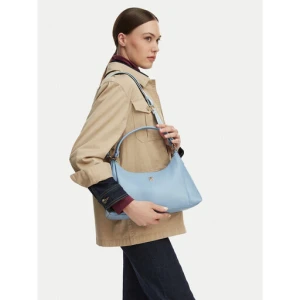 Torebka Tommy Hilfiger Th Essential Shoulder Bag AW0AW18373 Niebieski jasny