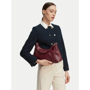 Torebka Tommy Hilfiger Th Essential Shoulder Bag AW0AW18374 Bordowy