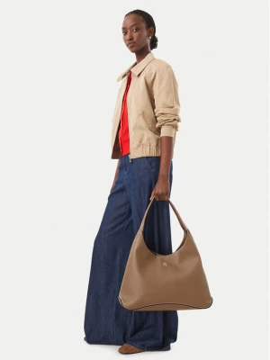 Torebka Tommy Hilfiger Th Everyday Hobo AW0AW19187 Beżowy