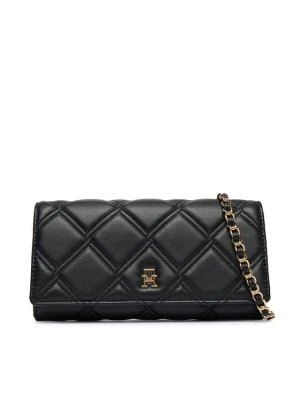 Torebka Tommy Hilfiger Th Feminine Wallet On Chain AW0AW18795 Czarny