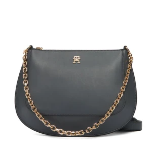 Torebka Tommy Hilfiger Th Glam Conv Med Crossover AW0AW18143 Szary