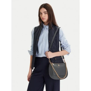 Torebka Tommy Hilfiger Th Glam Conv Med Crossover AW0AW18143 Szary