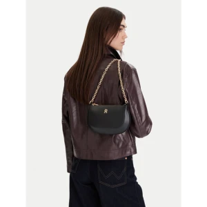 Torebka Tommy Hilfiger Th Glam Mini Chain Crossover AW0AW18142 Czarny