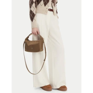 Torebka Tommy Hilfiger Th Go Crossover Nylon AW0AW18164 Brązowy