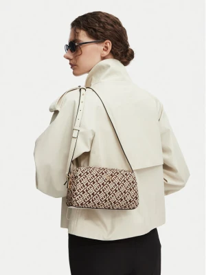Torebka Tommy Hilfiger Th Grace Camera Bag Jacquard AW0AW18864 Brązowy