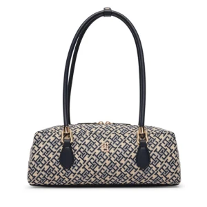Torebka Tommy Hilfiger Th Grace Shoulder Bag Jacquard AW0AW18752 Niebieski