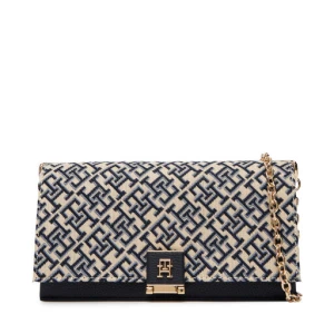 Torebka Tommy Hilfiger Th Her Chain Cross Jacqu AW0AW18637 Granatowy