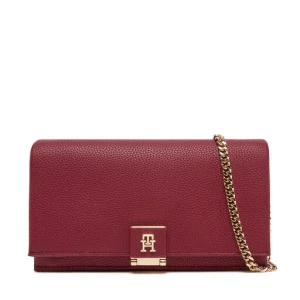 Torebka Tommy Hilfiger Th Her Flap W/Chain AW0AW17403 Czerwony