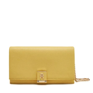 Torebka Tommy Hilfiger Th Her Flap W/Chain AW0AW17403 Żółty