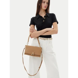 Torebka Tommy Hilfiger Th Her Med Crossover AW0AW17216 Brązowy