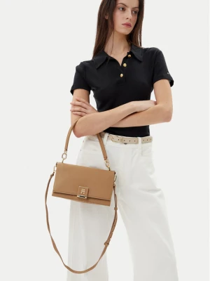 Torebka Tommy Hilfiger Th Her Med Crossover AW0AW17216 Brązowy
