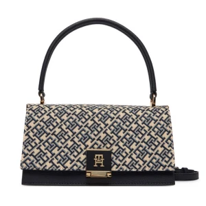 Torebka Tommy Hilfiger Th Her Med Crossover Jacqu AW0AW18638 Granatowy