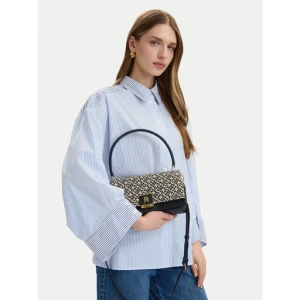 Torebka Tommy Hilfiger Th Her Med Crossover Jacqu AW0AW18638 Granatowy