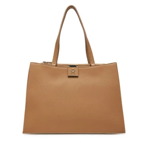 Torebka Tommy Hilfiger Th Her Tote AW0AW17191 Brązowy