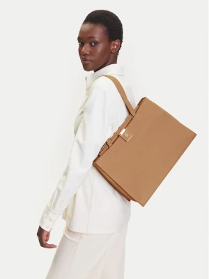 Torebka Tommy Hilfiger Th Her Tote AW0AW17191 Brązowy