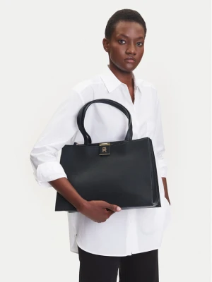 Torebka Tommy Hilfiger Th Her Tote AW0AW17191 Czarny