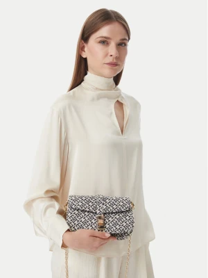 Torebka Tommy Hilfiger Th Heritage Chain Cross Jacquard AW0AW19320 Granatowy