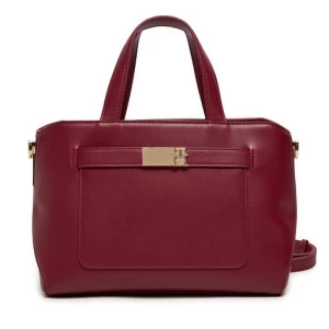 Torebka Tommy Hilfiger Th Heritage Mini Satchel AW0AW17374 Bordowy