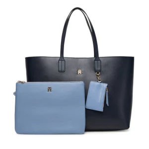 Torebka Tommy Hilfiger Th Icon AW0AW17667 Granatowy