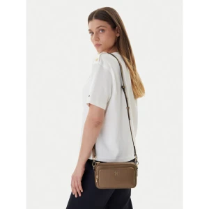 Torebka Tommy Hilfiger Th Icon Camera Bag AW0AW18120 Brązowy
