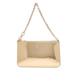 Torebka Tommy Hilfiger Th Icon Chain Shoulder Pouch Met AW0AW18219 Złoty