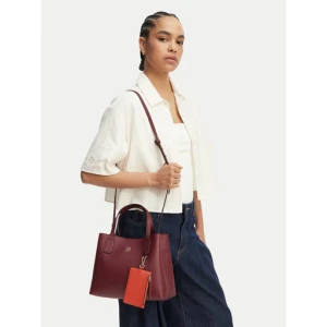 Torebka Tommy Hilfiger Th Icon Mini Satchel AW0AW18722 Brązowy