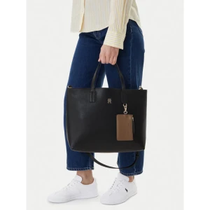 Torebka Tommy Hilfiger Th Icon Satchel AW0AW18122 Czarny