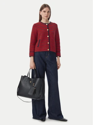 Torebka Tommy Hilfiger Th Icon Satchel Mono AW0AW18923 Czarny