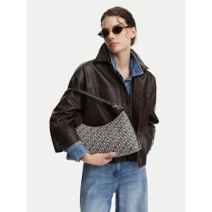 Torebka Tommy Hilfiger Th Icon Shoulder Bag Jacquard AW0AW18907 Granatowy