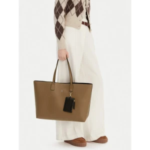 Torebka Tommy Hilfiger Th Icon Tote AW0AW18173 Brązowy