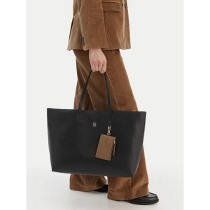 Torebka Tommy Hilfiger Th Icon Tote AW0AW18173 Czarny
