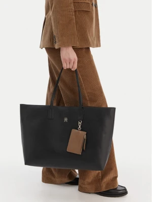 Torebka Tommy Hilfiger Th Icon Tote AW0AW18173 Czarny
