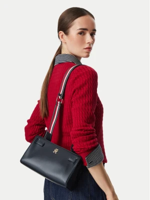 Torebka Tommy Hilfiger Th Joy Crossover Corp AW0AW19316 Granatowy