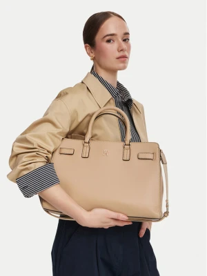 Torebka Tommy Hilfiger Th Joy Satchel AW0AW19067 Beżowy