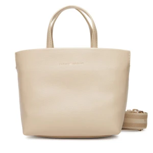 Torebka Tommy Hilfiger Th Logotape Mini Tote AW0AW17694 Beżowy