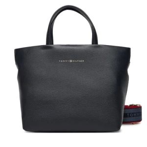 Torebka Tommy Hilfiger Th Logotape Mini Tote AW0AW17694 Granatowy