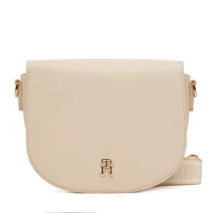 Torebka Tommy Hilfiger Th Logotape Saddle Bag AW0AW17184 Biały