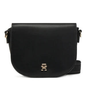Torebka Tommy Hilfiger Th Logotape Saddle Bag AW0AW17184 Czarny