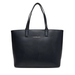 Torebka Tommy Hilfiger Th Logotape Tote AW0AW17449 Granatowy