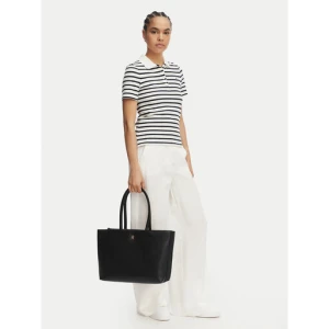 Torebka Tommy Hilfiger Th Logotape Tote AW0AW18742 Czarny