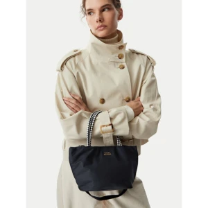 Torebka Tommy Hilfiger Th Marina Bucket Nylon AW0AW18831 Granatowy