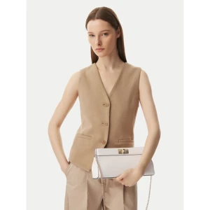 Torebka Tommy Hilfiger Th Modern Clutch AW0AW18727 Kremowy