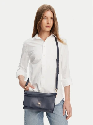 Torebka Tommy Hilfiger Th Modern Conv Crossover AW0AW17465 Granatowy
