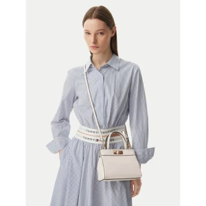 Torebka Tommy Hilfiger Th Modern Mini Satchel AW0AW18726 Kremowy