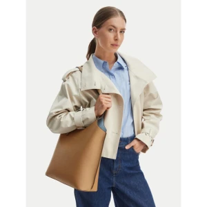 Torebka Tommy Hilfiger Th Modern Tote AW0AW18618 Brązowy
