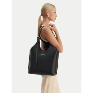 Torebka Tommy Hilfiger Th Modern Tote AW0AW18618 Czarny
