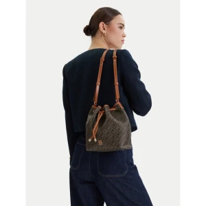 Torebka Tommy Hilfiger Th Monoplay Bucket Le AW0AW18847 Czarny