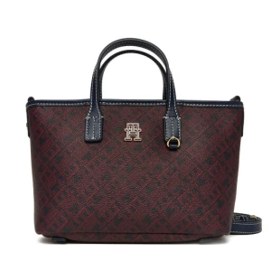 Torebka Tommy Hilfiger Th Monoplay Le Nano Tote AW0AW17717 Granatowy