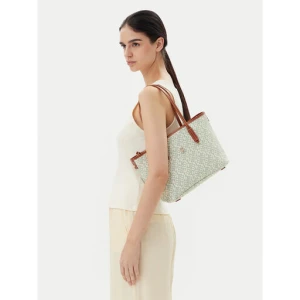 Torebka Tommy Hilfiger Th Monoplay Leather Mini Tote AW0AW17415 Zielony